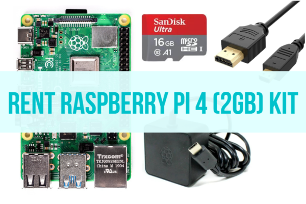 Rent Raspberry Pi 4 2GB Kit
